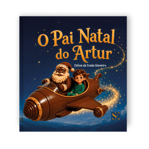 Mockup O Pai Natal do Artur - livro fechado